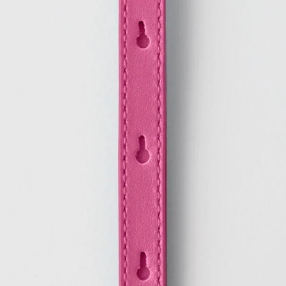 New Closed Belt Bag Mini Pink Raspberry Designer Crossbody Belt Bag MSRP $358 - Picture 5 of 6